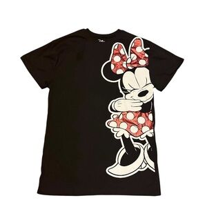 Disney Minnie Mouse Girls Shy Expressions T Shirt Junior Size S 3/5 New w/o Tags